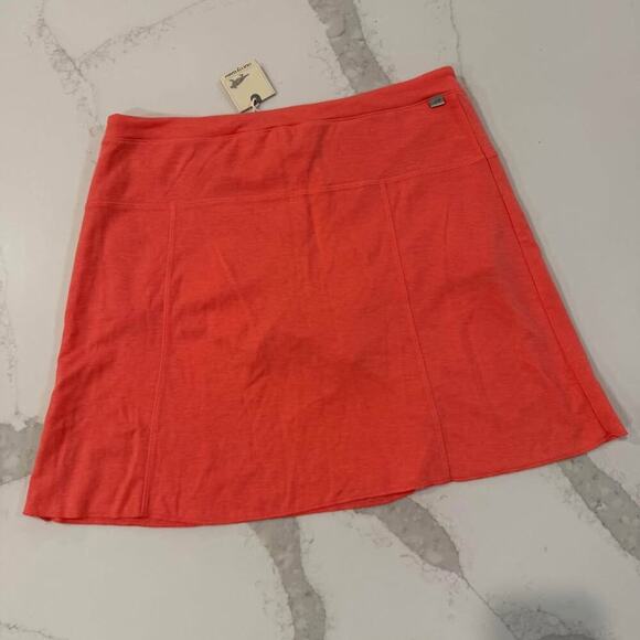 Horny Toad NWT Sereena Skort Womens Large Orange Stretch Drawstring ElasticWaist - Picture 6 of 7